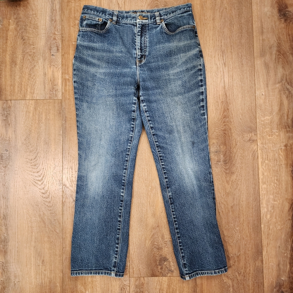 Vintage Lauren Jeans Co. Ralph Lauren Medium Wash Denim Straight Women's size 8